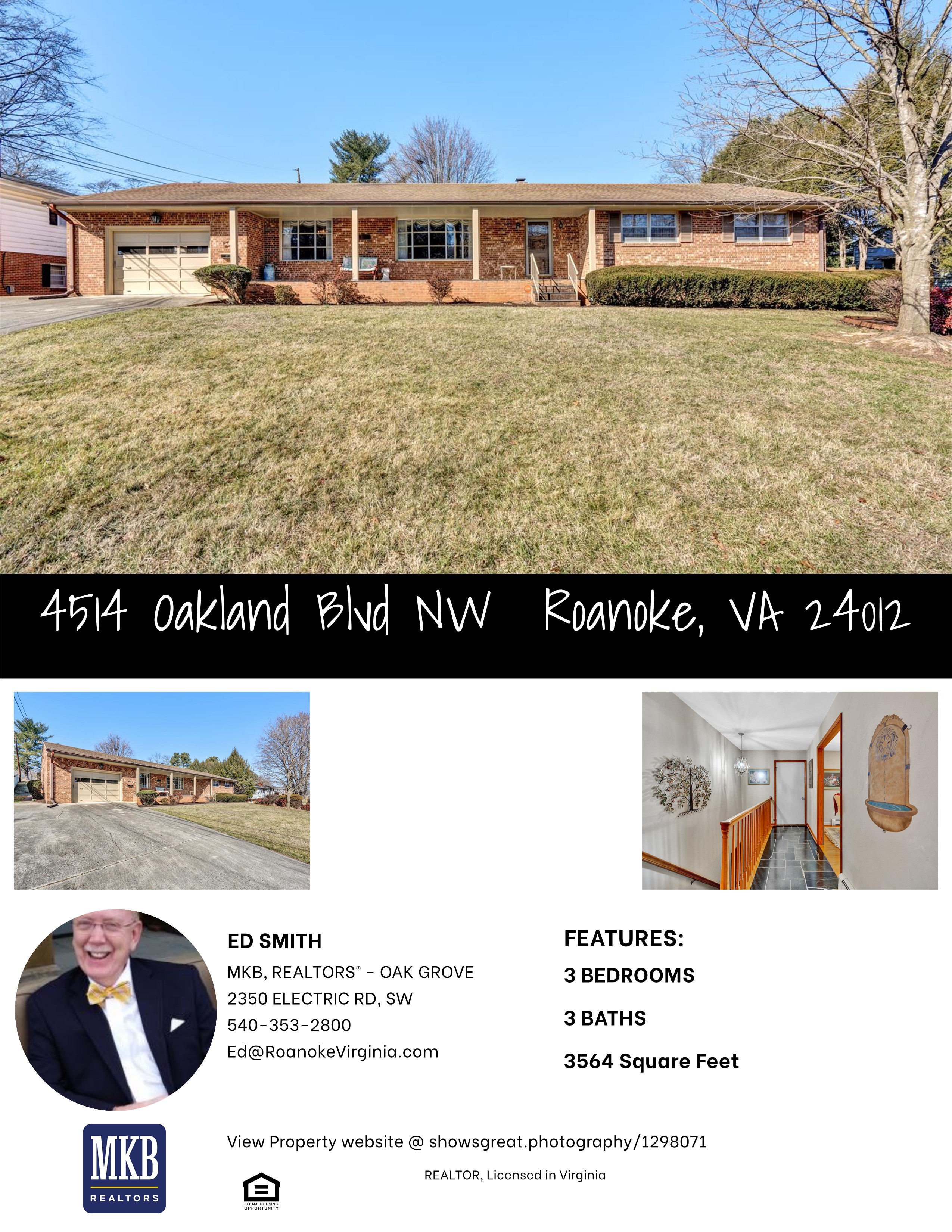 4514 Oakland Blvd NW, Roanoke, VA 24012