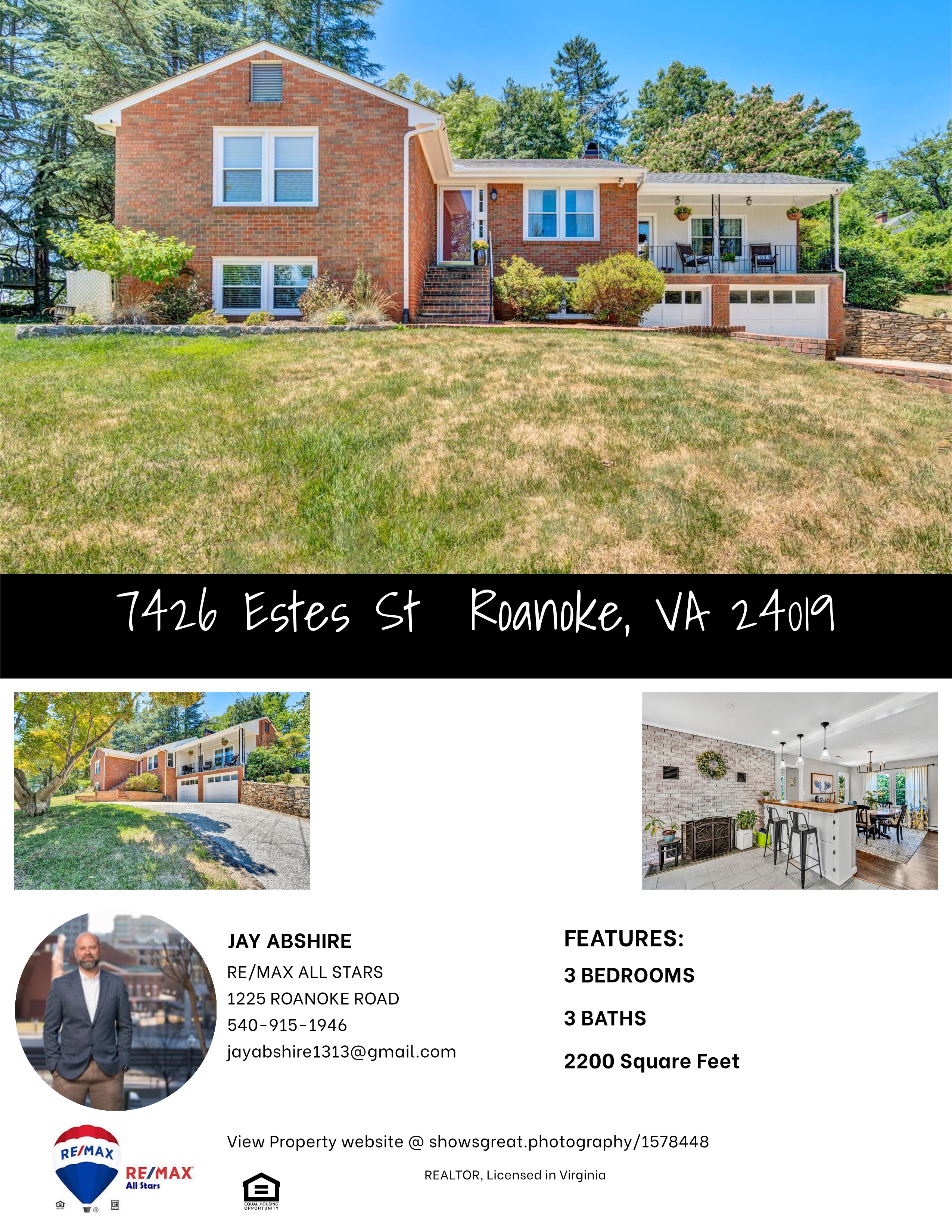 7426 Estes St, Roanoke, VA 24019